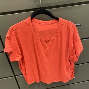 Lululemon Cates Cropped Tee
